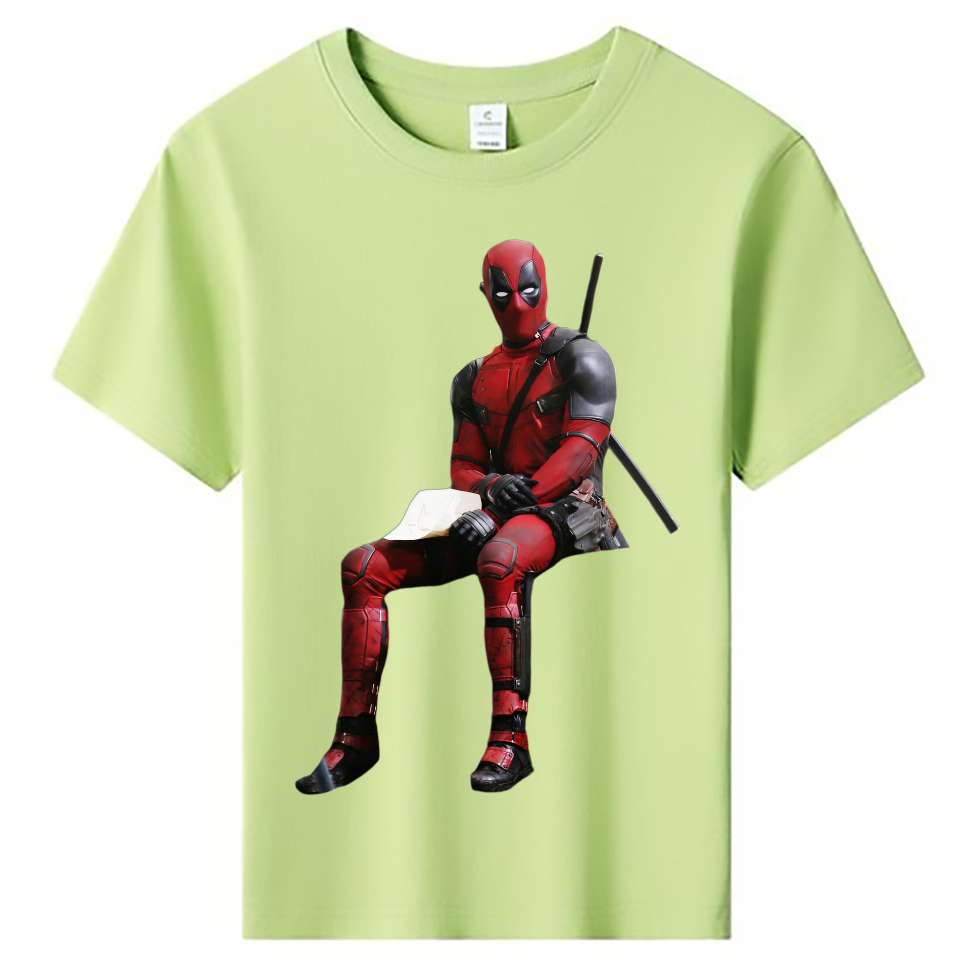 （画像用） Deadpool デッドプール 綿100％キッズTシャツ（フロントプリント）